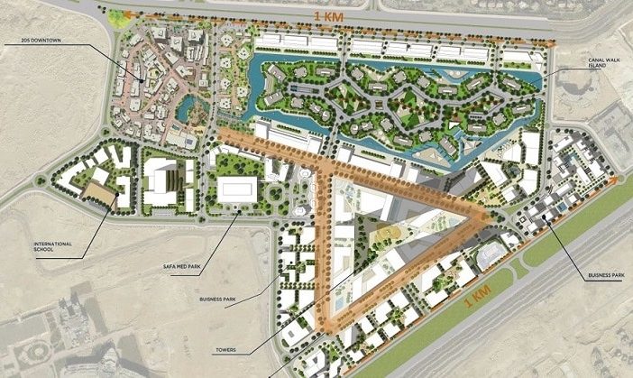 تصميم اركان بالم الشيخ زايد مشروع 205 Arkan Palm Sheikh Zayed