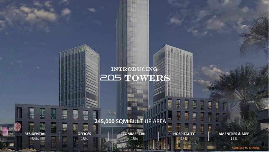 تقسيط اركان بالم الشيخ زايد مشروع 205 Arkan Palm Sheikh Zayed