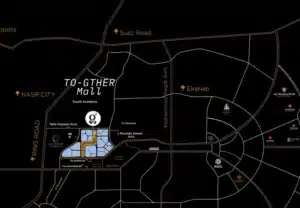 Together Mall Golden View مول توجيذر التجمع الخامس 1  Together Mall New Cairo Location