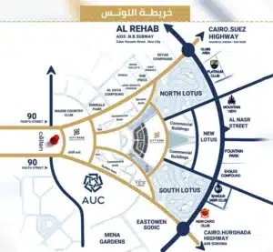 Cellen Mall New Cairo مول سيـلن التجمع الخامس 2 Cellen Mall New Cairo Location