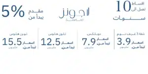 اسعار مشروع لاجونز العاصمة