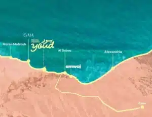 Youd North Coast Ras El Hekma قرية يود الساحل الشمالي 2 Youd North Coast Ras El Hekma Location
