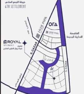 Najm New Cairo كمبوند نجم التجمع السادس 2 Najm New Cairo Location