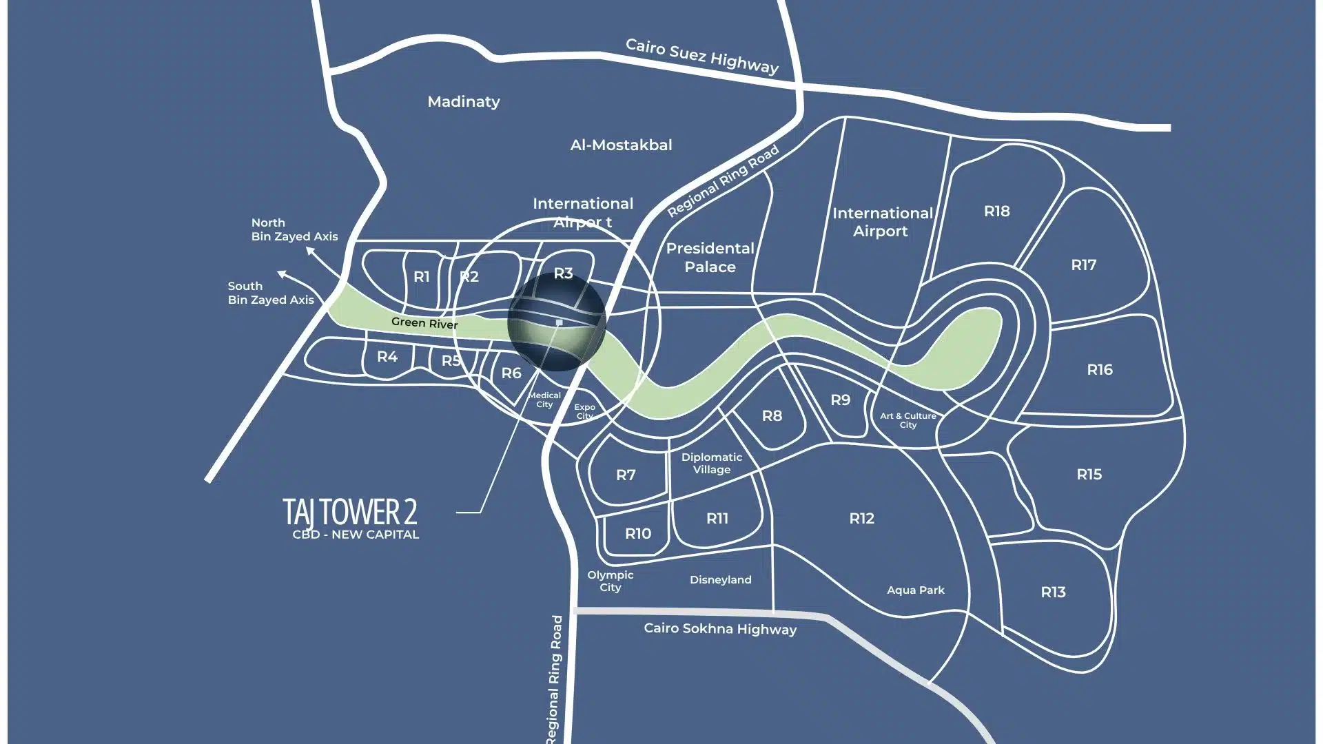 Taj Tower 2 New Capital تاج تاور 2 العاصمة الإدارية الجديدة