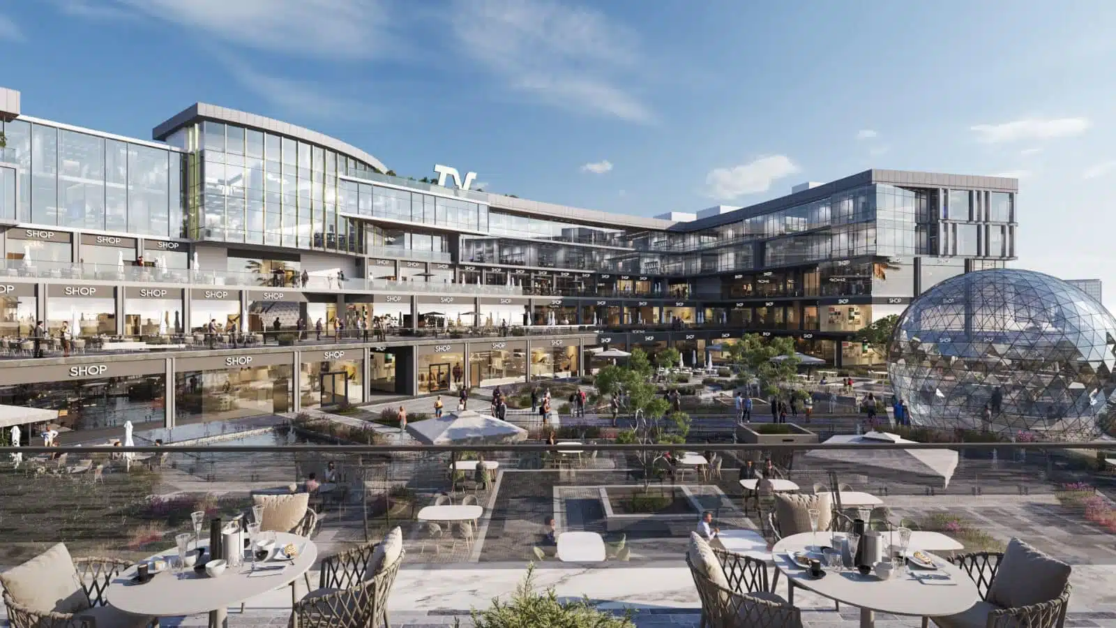 IV Business Park New Cairo مول اي في بيزنس بارك القاهرة الجديدة