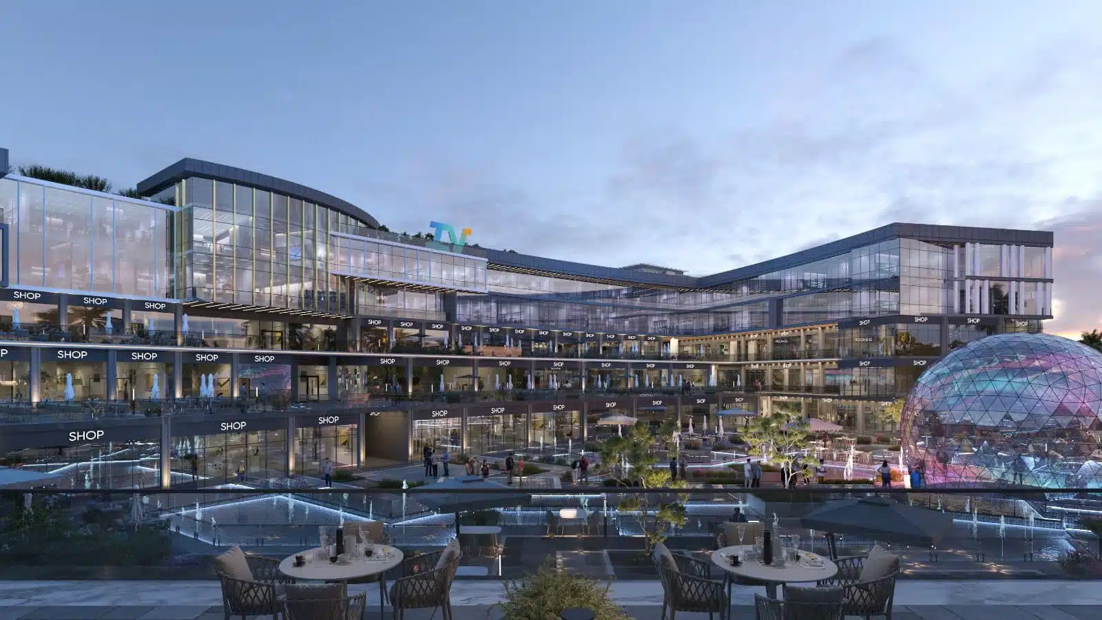 IV Business Park New Cairo مول اي في بيزنس بارك القاهرة الجديدة