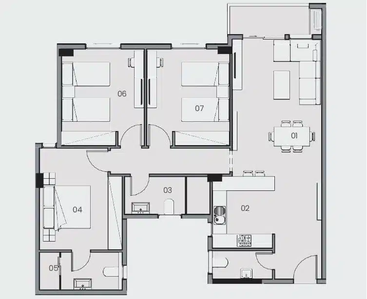 Seven Residence October Gardens كمبوند سيفن حدائق أكتوبر
