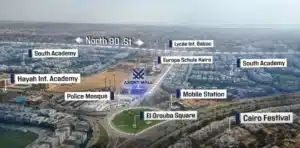 Mall Axent New Cairo مول أكسنت القاهرة الجديدة 2 Mall Axent New Cairo Location