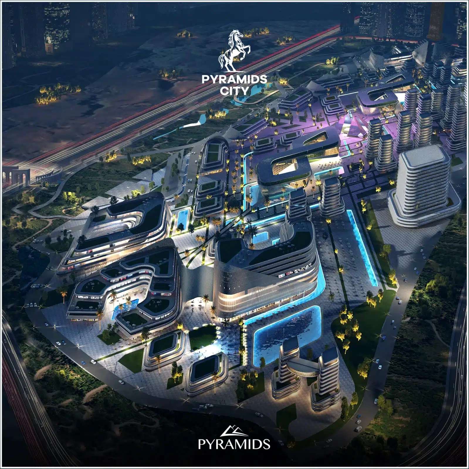 Pyramids City New Capital مول بيراميدز سيتي  العاصمة الادارية الجديدة