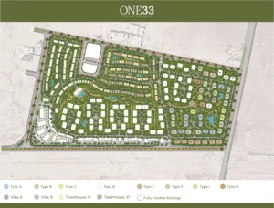 One 33 Sheikh Zayed كمبوند وان 33 الشيخ زايد 3 One 33 Sheikh Zayed Master Plan
