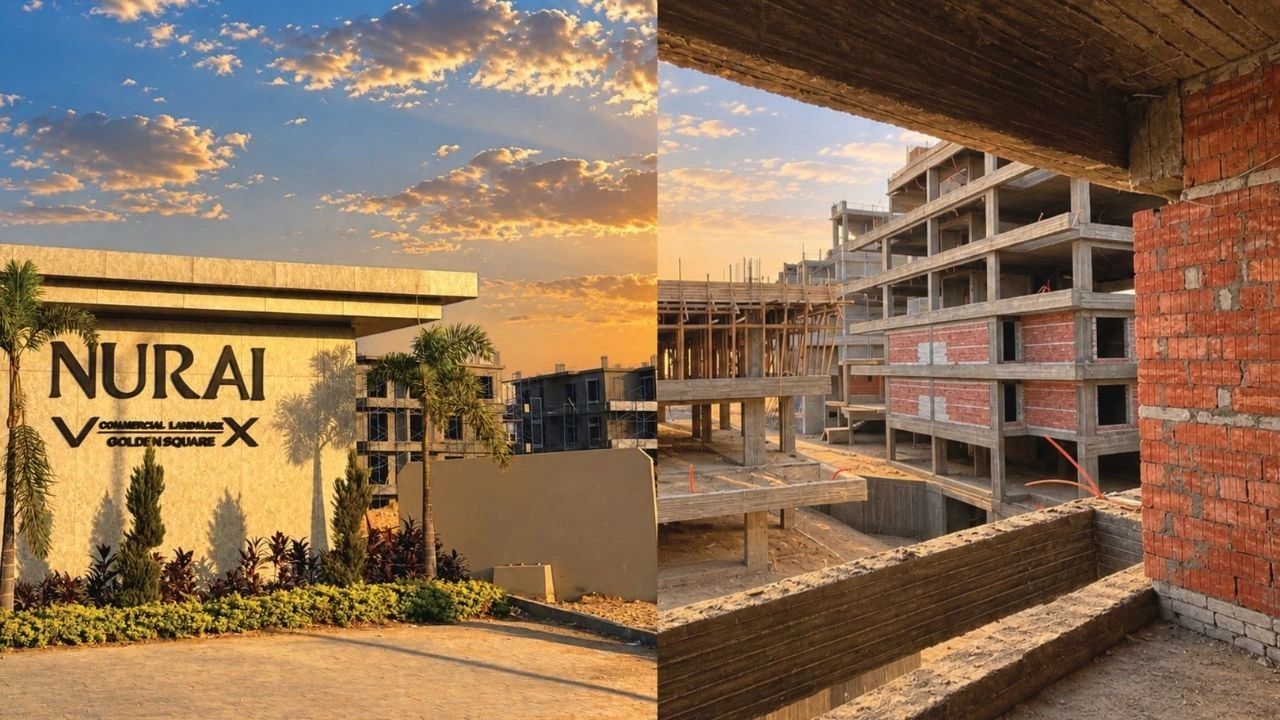 كمبوند يو نوراي التجمع الخامس U-Nurai New Cairo 17 موقع العمل في يو نوراي ميركون التجمع الخامس