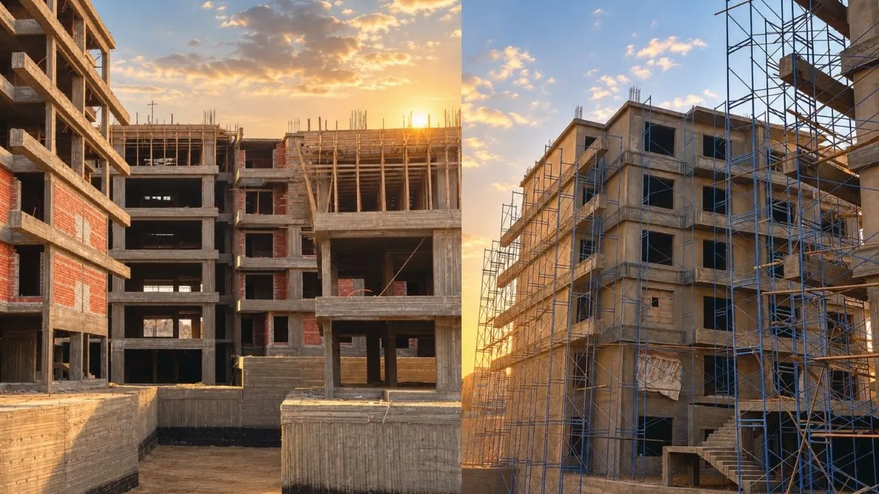 كمبوند يو نوراي التجمع الخامس U-Nurai New Cairo 19 عمارات كمبوند يو نوراي التجمع الخامس تحت الإنشاء
