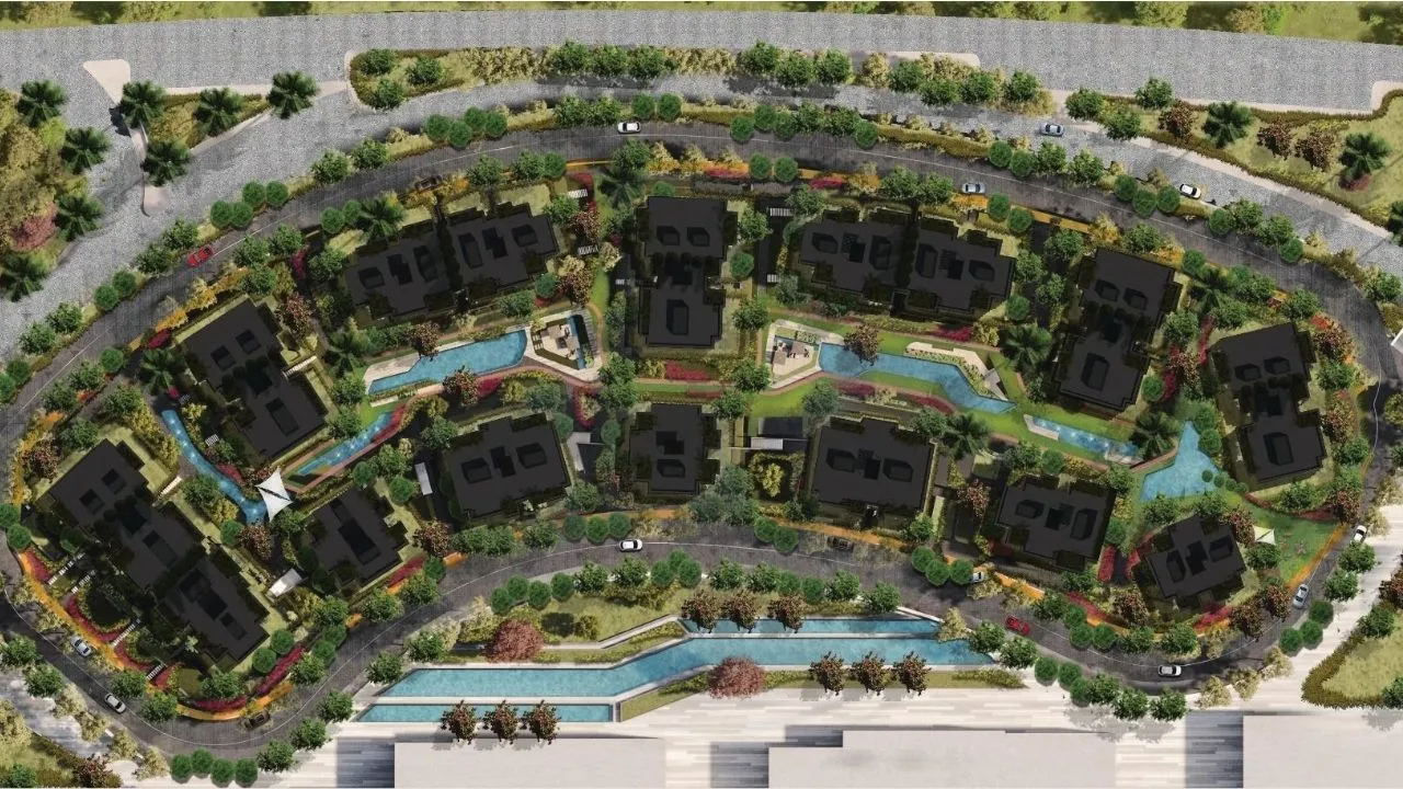 كمبوند يو نوراي التجمع الخامس U-Nurai New Cairo 5 المخطط العام لمشروع U-Nurai New Cairo